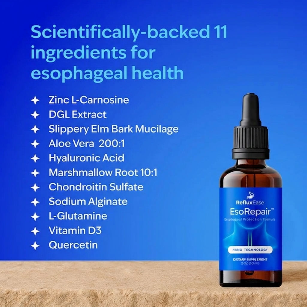 RefluxEase™ Esophageal & Stomach Support Formula